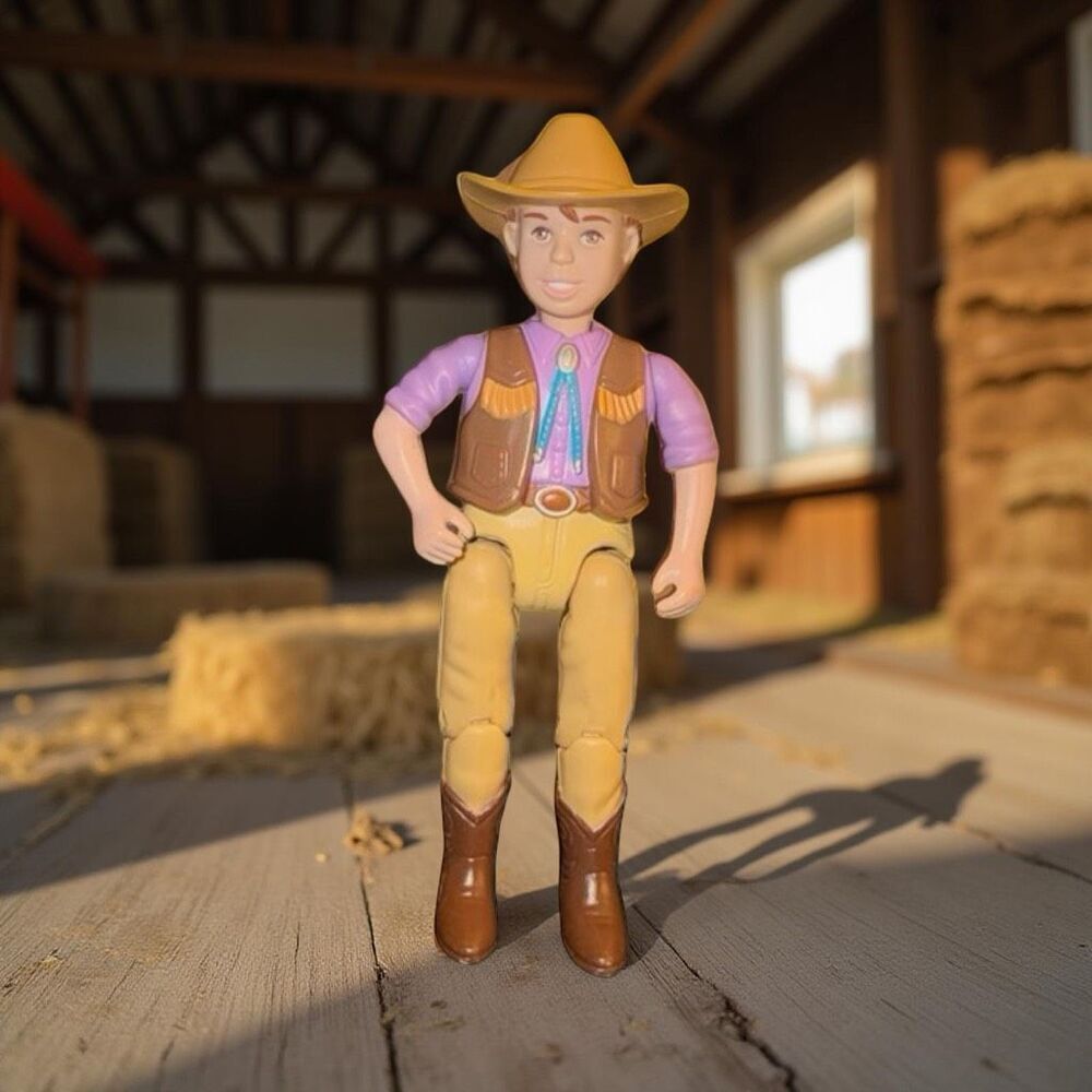 2001 Vintage Fisher Price Western Loving Family Cody Son Boy Doll Figure A32